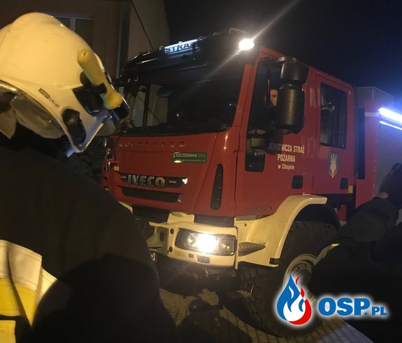 38/2019 Nocny pożar komina OSP Ochotnicza Straż Pożarna
