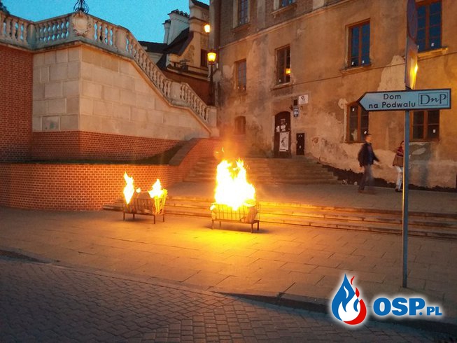Pożar Starego Miasta w Lublinie OSP Ochotnicza Straż Pożarna