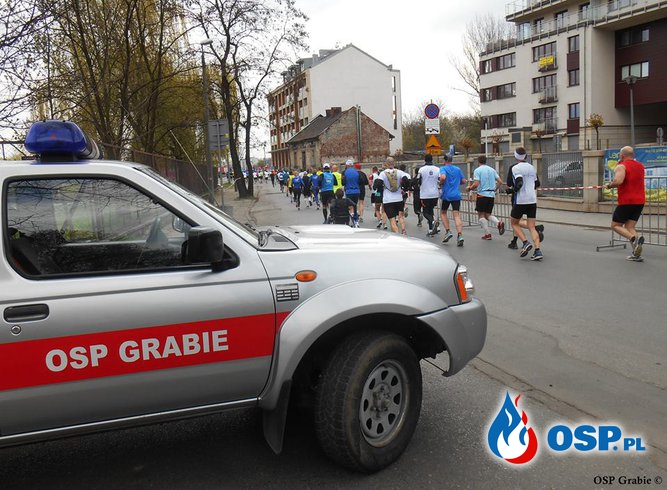 Zabezpieczenie PKO Cracovia Maraton 19.04.2015r. OSP Ochotnicza Straż Pożarna