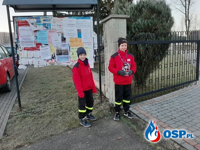 28. Finał WOŚP i nasi młodzi wolontariusze OSP Ochotnicza Straż Pożarna
