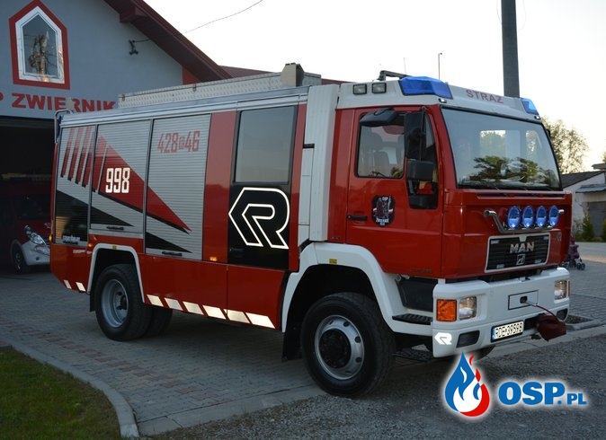 Z Austrii do OSP Zwiernik. Strażacy pozyskali wóz Steyr-MAN z zabudową Rosenbauer. OSP Ochotnicza Straż Pożarna