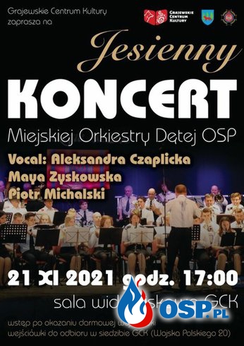 Jesienny koncert Miejskiej Orkiestry Dętej OSP OSP Ochotnicza Straż Pożarna