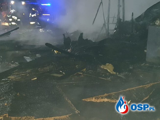 Chojno Młyn – pożar budynku mieszkalnego OSP Ochotnicza Straż Pożarna
