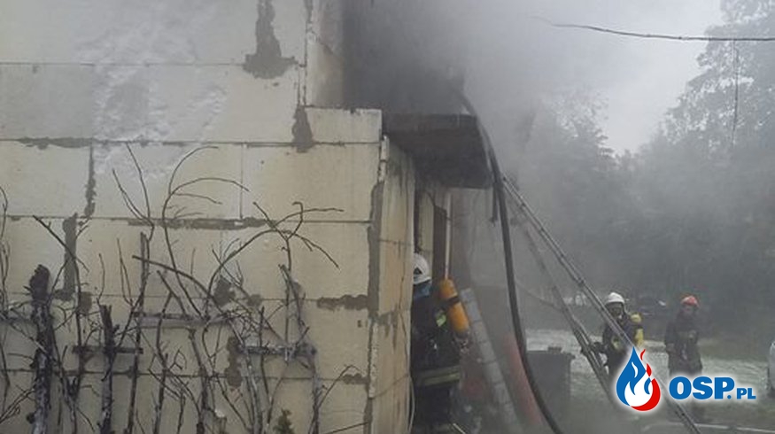 Pożar Budynku Gospodarczego Wrząca 12.10.2015 OSP Ochotnicza Straż Pożarna