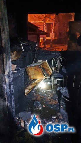 Tragiczny pożar mieszkania w Kleosinie. Zginęły dwie osoby. OSP Ochotnicza Straż Pożarna