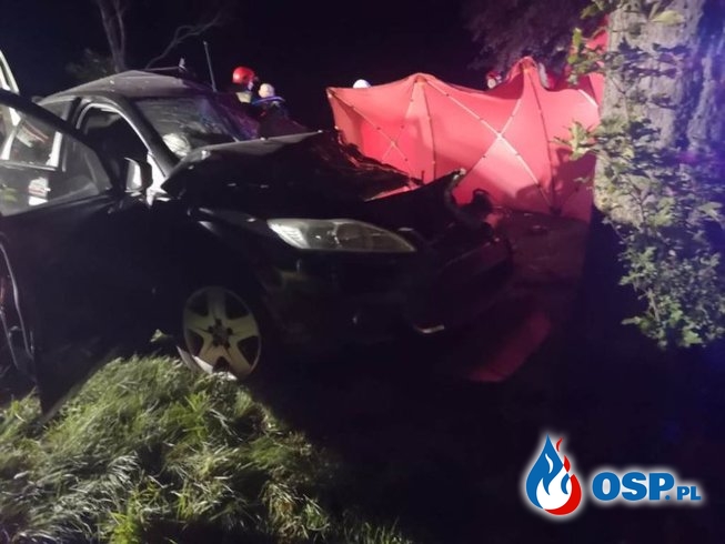 Tragiczny wypadek w Starym Mieście, nie żyją dwie osoby OSP Ochotnicza Straż Pożarna