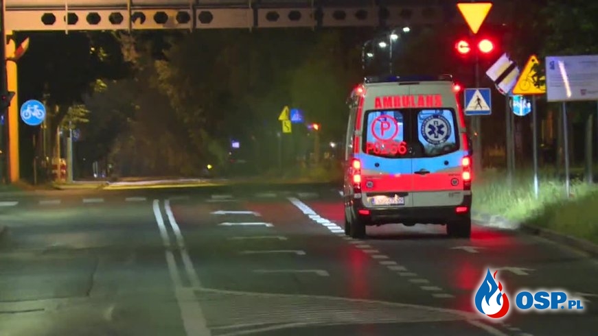 Wybuch gazu w Ostrowie Wielkopolskim. Jedna osoba została poważnie poparzona. OSP Ochotnicza Straż Pożarna