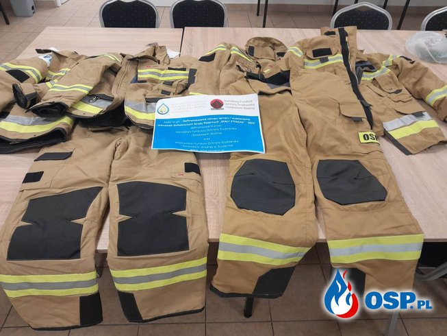 Zakup mundurów w ramach Małego Strażaka 2022 OSP Ochotnicza Straż Pożarna