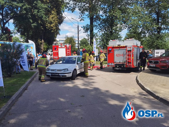 Strażacy na zlocie samochodów ciężarowych w Grajewie OSP Ochotnicza Straż Pożarna