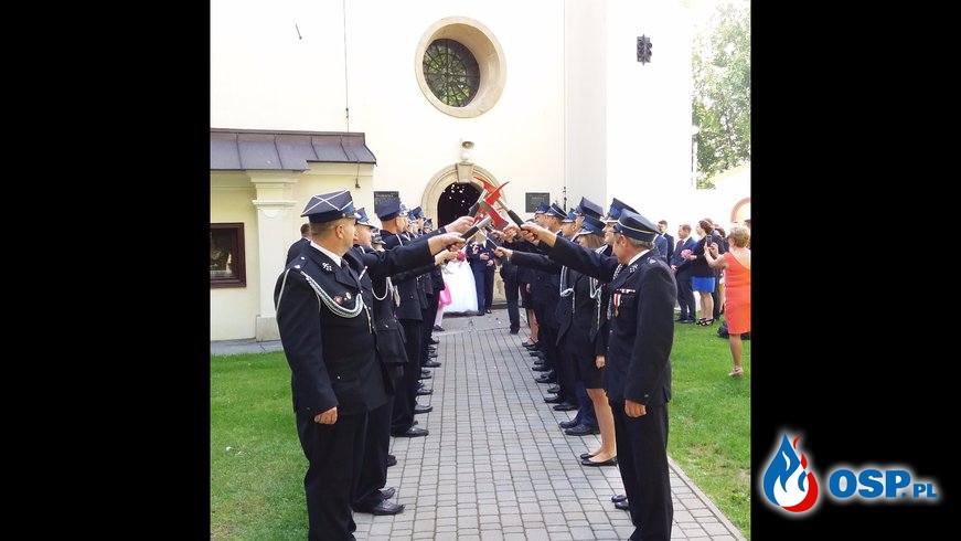 Ślub Druha z OSP Jankowice OSP Ochotnicza Straż Pożarna