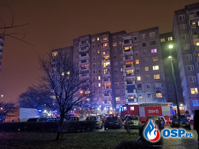 Trzy osoby zginęły w pożarze mieszkania. Tragedia w Opolu. OSP Ochotnicza Straż Pożarna