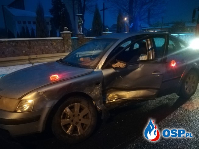 Wypadek drogowy na DK60 w Glinojecku OSP Ochotnicza Straż Pożarna