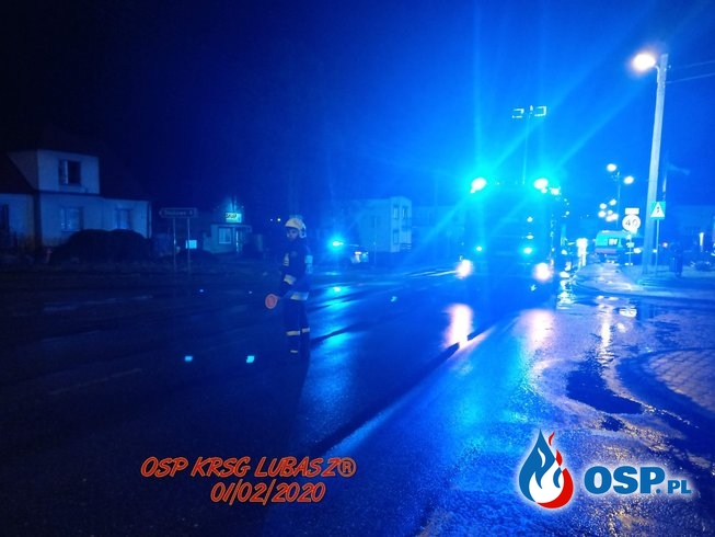 Potrącenie pieszego OSP Ochotnicza Straż Pożarna