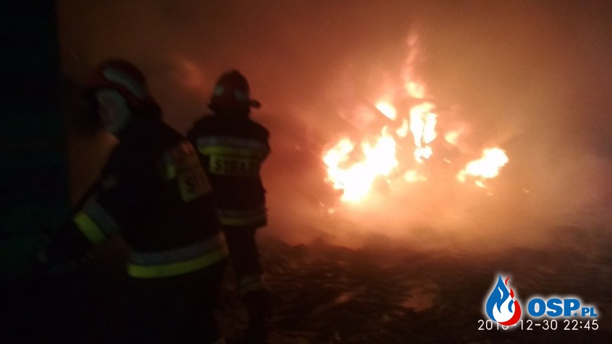 2018-12-30 godz. 22:35 kolejne podpalenie OSP Ochotnicza Straż Pożarna