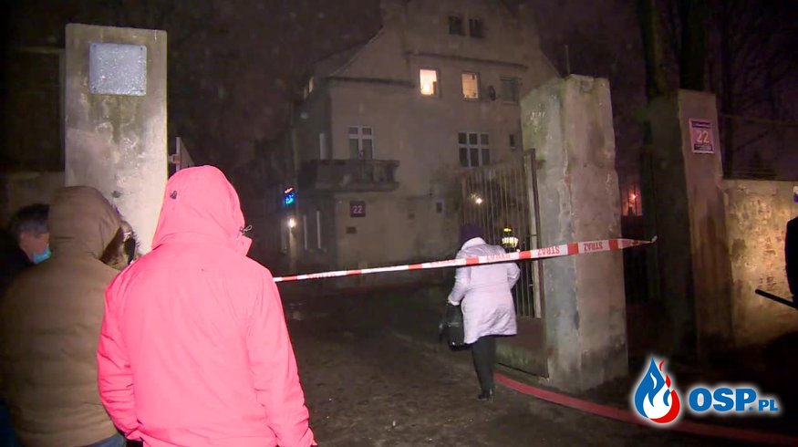Tragiczny pożar w Łodzi. W Sylwestrową noc zginęła starsza kobieta. OSP Ochotnicza Straż Pożarna