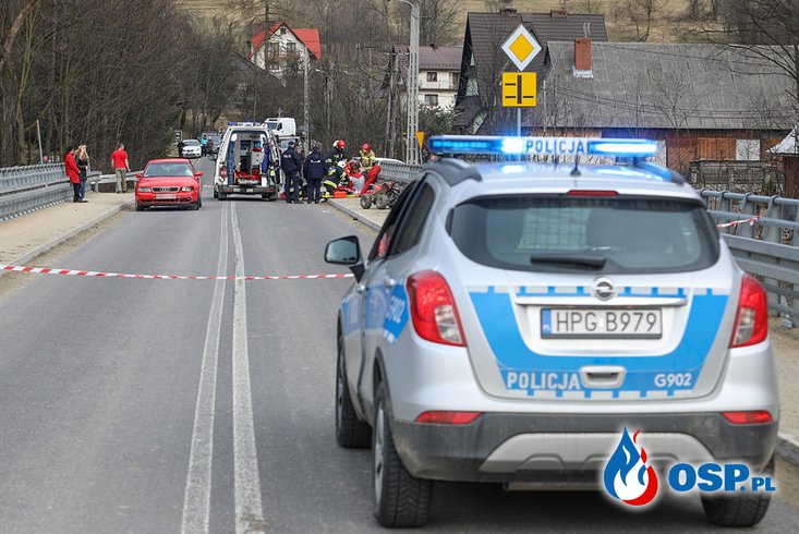 Zmarł 9-letni chłopiec, który wjechał quadem w samochód OSP Ochotnicza Straż Pożarna