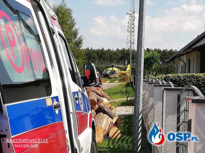 Pożar kotłowni w Rakoniewicach. Jedna osoba nie żyje. OSP Ochotnicza Straż Pożarna