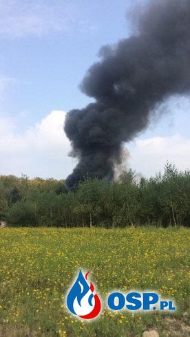  Pożar w Jodłówce Tuchowskiej - kilkanaście zastępów w akcji OSP Ochotnicza Straż Pożarna