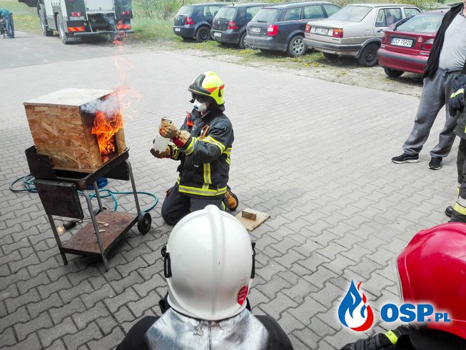 Szkolenie z pożarów wewnętrznych. Cerkwica 14.05.2017r. OSP Ochotnicza Straż Pożarna