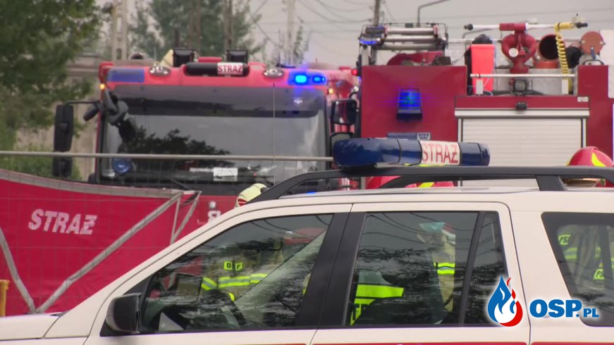 Wybuch podczas prac ziemnych na Śląsku. Jedna osoba nie żyje, trzy są ranne. OSP Ochotnicza Straż Pożarna
