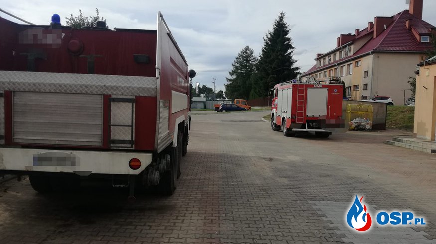 Ewakuacja Szkoły oraz Przedszkola w Nowym Mieście OSP Ochotnicza Straż Pożarna