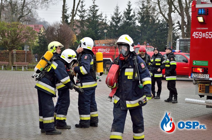 Pożar w warsztacie konserwatora- FOTO/VIDEO OSP Ochotnicza Straż Pożarna
