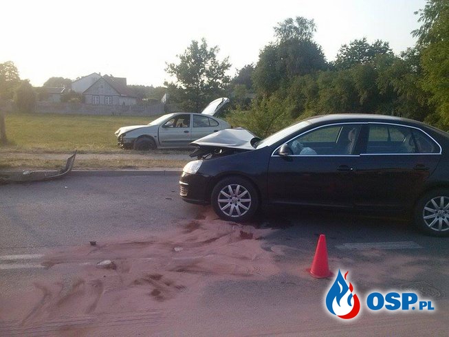 Wypadek w Sobolewie! OSP Ochotnicza Straż Pożarna