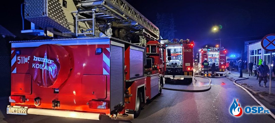 Dwoje dzieci nie żyje. Tragiczny pożar domu we Włoszczowie. OSP Ochotnicza Straż Pożarna
