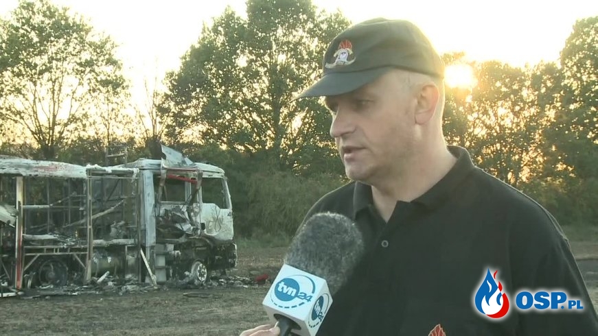 MSWiA obiecuje pomoc strażakom, którym spłonął wóz gaśniczy OSP Ochotnicza Straż Pożarna