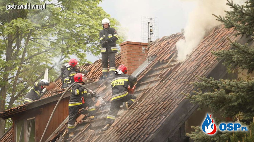 Pożar budynku mieszkalnego w Naterkach OSP Ochotnicza Straż Pożarna