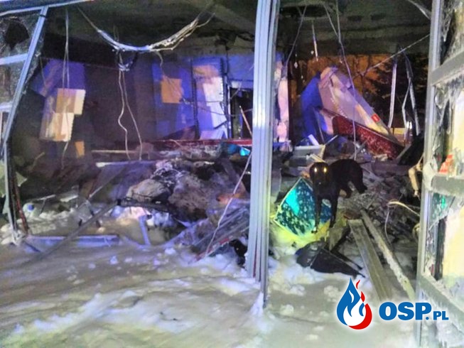 Wybuch na stacji benzynowej w Sosnowcu. Dwóch pracowników zostało rannych. OSP Ochotnicza Straż Pożarna