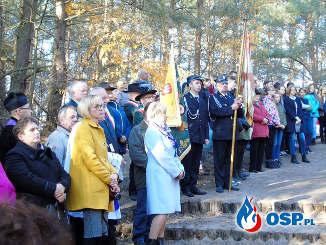 79 rocznica zbrodni hitlerowskiej na Wzgórzach Morzewskich OSP Ochotnicza Straż Pożarna