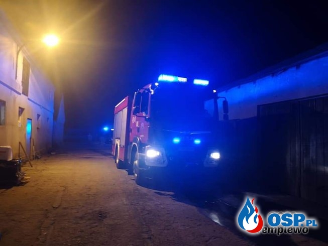 Sokola Dąbrowa - Pożar w środku nocy! OSP Ochotnicza Straż Pożarna