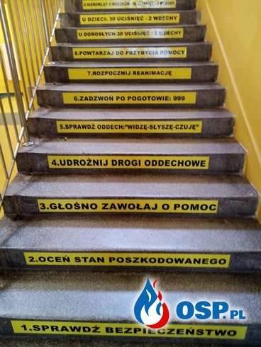 Akcja prewencyjna w szkole podstawowej w Mroczkowie -  RKO! OSP Ochotnicza Straż Pożarna