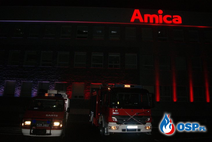 Amica - przekazanie samochodu, milionowa kuchenka OSP Ochotnicza Straż Pożarna
