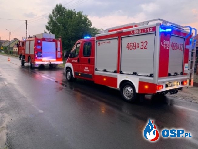 Nawałnica nad regionem OSP Ochotnicza Straż Pożarna