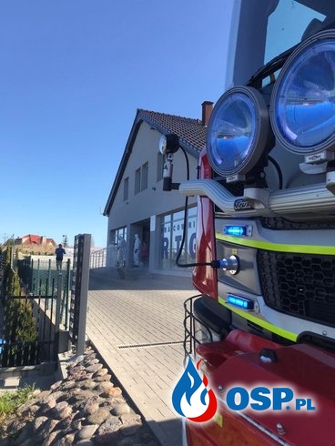 Dezynfekcja kościołów, przychodzi oraz komisariatu policji OSP Ochotnicza Straż Pożarna