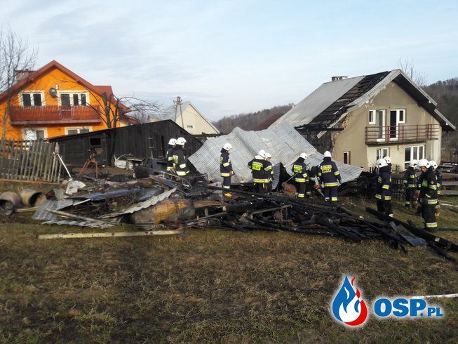 Groźny pożar w Siedliskach OSP Ochotnicza Straż Pożarna