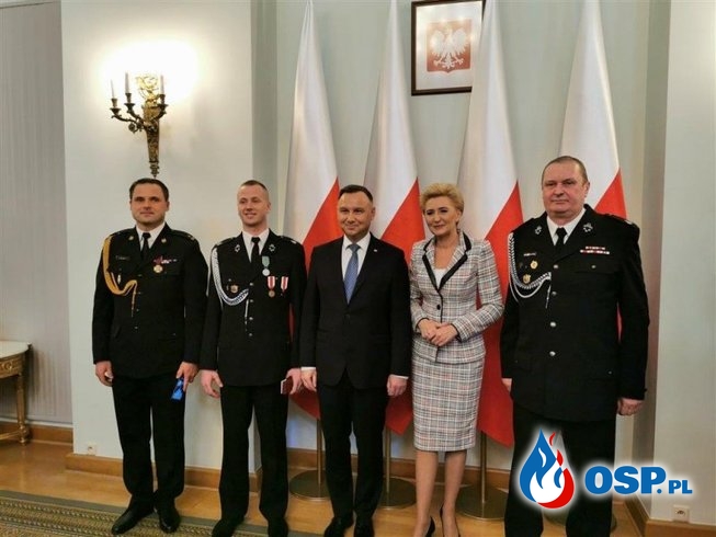 Strażak OSP Annopol uhonorowany przez prezydenta RP za bohaterską akcję OSP Ochotnicza Straż Pożarna