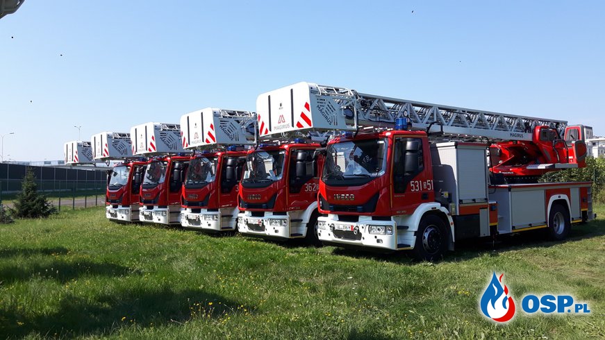 16 Magirusów w drodze do komend w całej Polsce OSP Ochotnicza Straż Pożarna