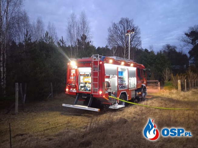 Pożar trawy OSP Ochotnicza Straż Pożarna