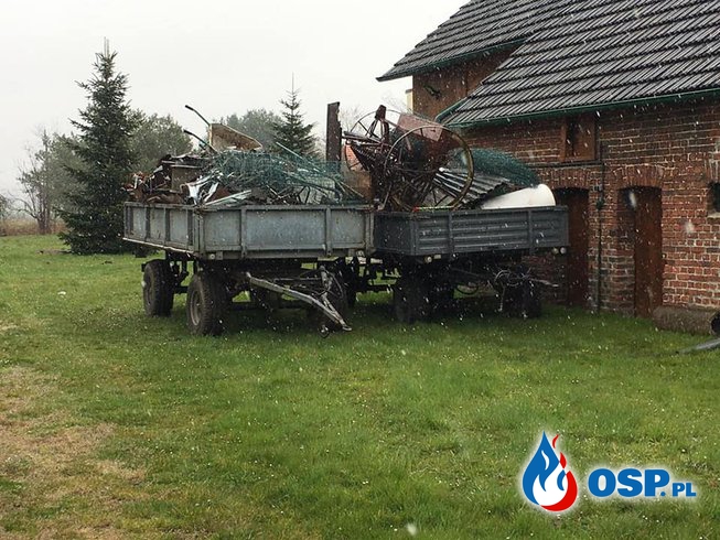 Sukces zbiórki złomu. Strażacy zbierają na nowy wóz bojowy. OSP Ochotnicza Straż Pożarna