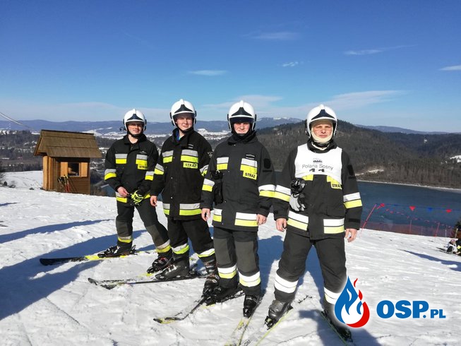 Narciarska rywalizacja strażaków OSP Ochotnicza Straż Pożarna