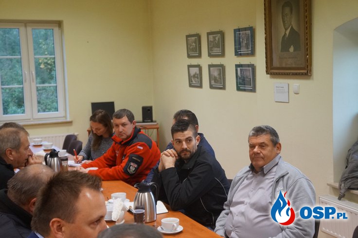 Posiedzenie Zarządu Oddziału Gminnego Związku Ochotniczych Straży Pożarnych w Kamienicy Polskiej OSP Ochotnicza Straż Pożarna