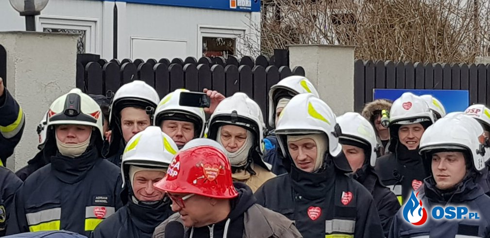 Strażacy przyjechali do Jurka Owsiaka pod WOŚP. Co tam się działo! OSP Ochotnicza Straż Pożarna