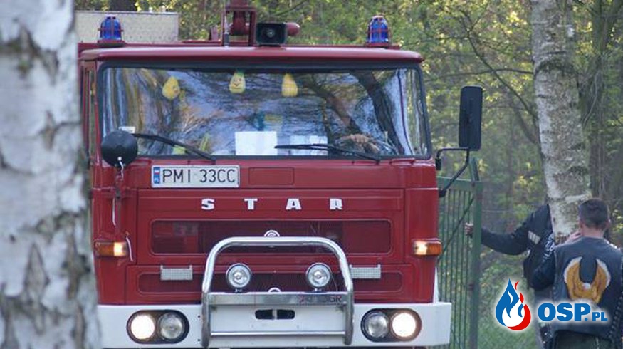 Zabezpieczenie zlotu motocykli OSP Ochotnicza Straż Pożarna