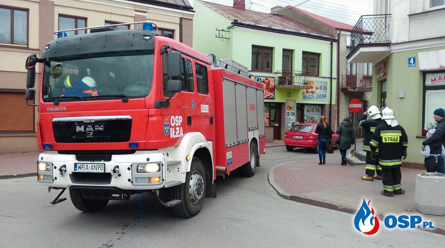 Miejscowe zagrożenie na ulicy Partyzantów OSP Ochotnicza Straż Pożarna