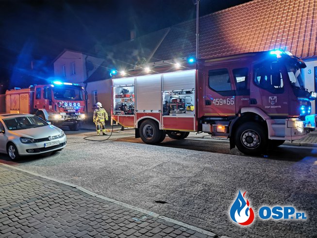 Pożar na Kościuszki OSP Ochotnicza Straż Pożarna