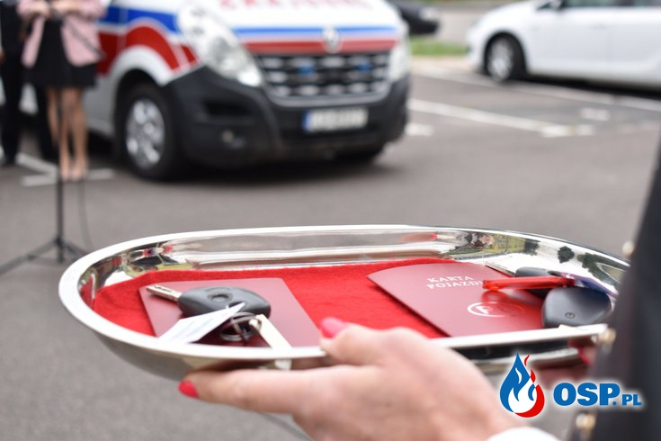 Z pogotowia do OSP. Ambulanse posłużą strażakom z Wólki Gościeradowskiej i Wojciechowa. OSP Ochotnicza Straż Pożarna