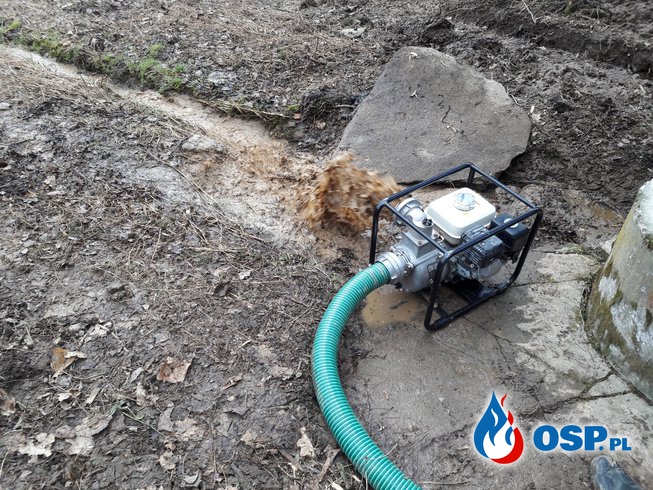 Zanieczyszczone studnie OSP Ochotnicza Straż Pożarna